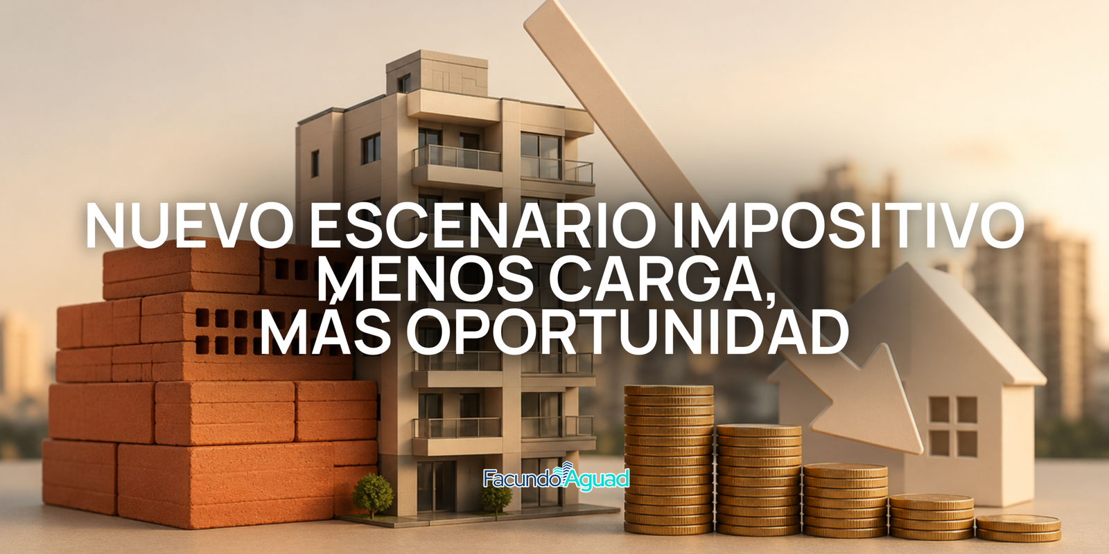 Menos impuestos para el ladrillo: qué cambia con Ganancias en alquileres y venta de inmuebles desde 2026.